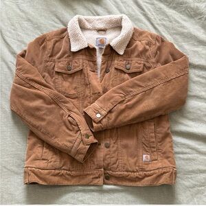 Carhartt Sherpa lined corduroy jacket